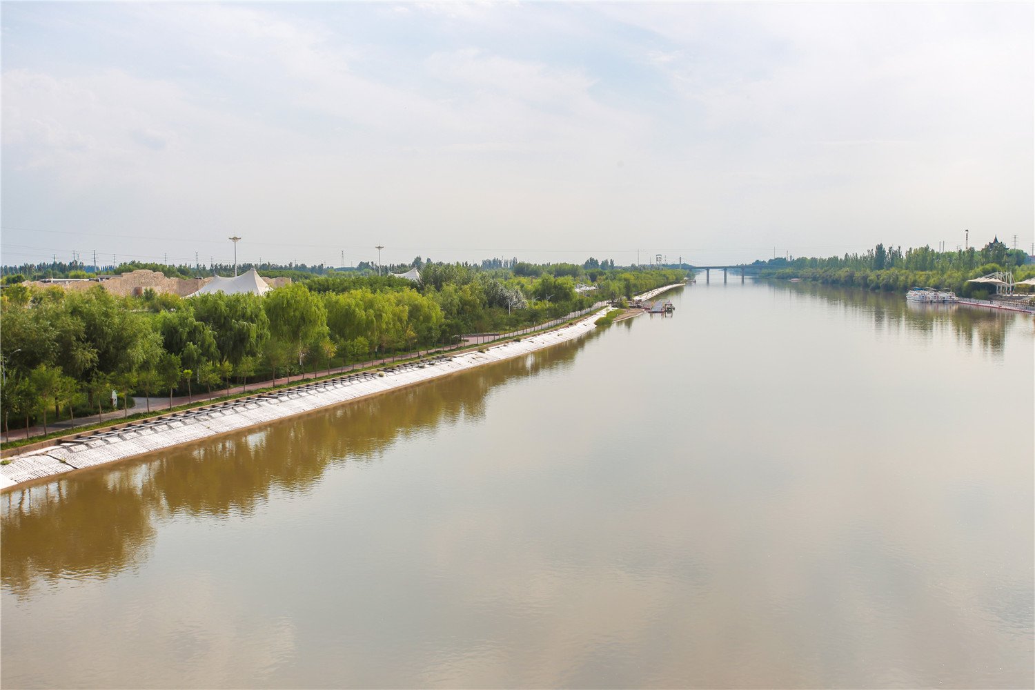 articulated concrete slab mattress Riverbank Erosion Control