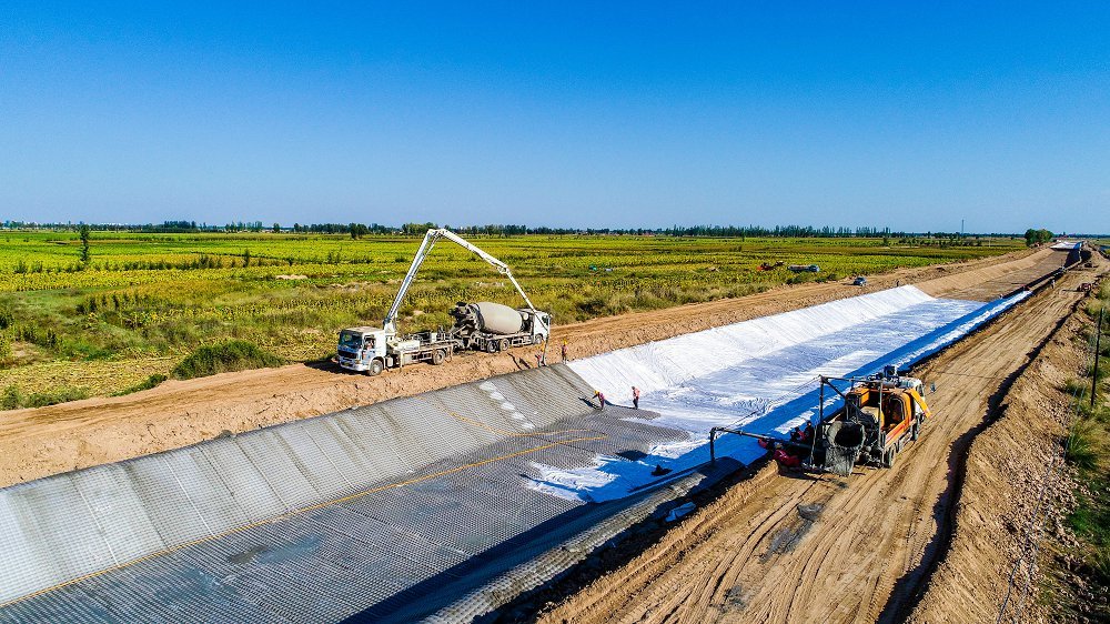 Articulated Concrete Mattress Canal Lining Construction standardized spreader frame