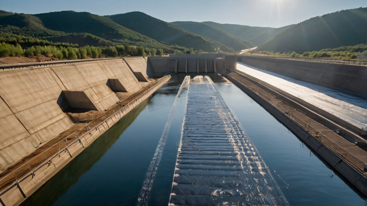 Filter Point Concrete Mattress for Dam Spillway