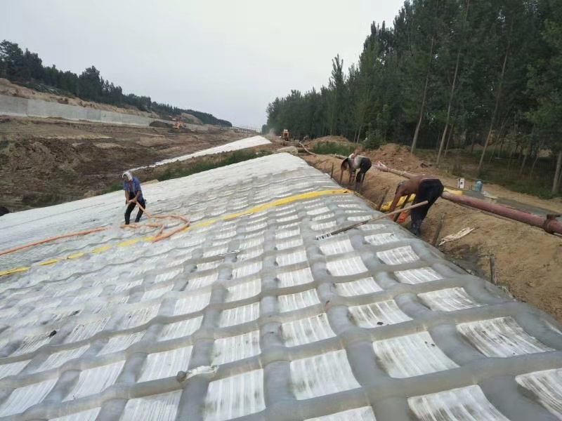 filter layer geotextile design - filter point concrete mattress slope protection