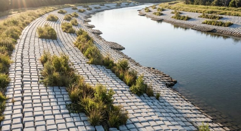 HydroBase concrete mattress ACM design trends for river bank failure prevention 2025