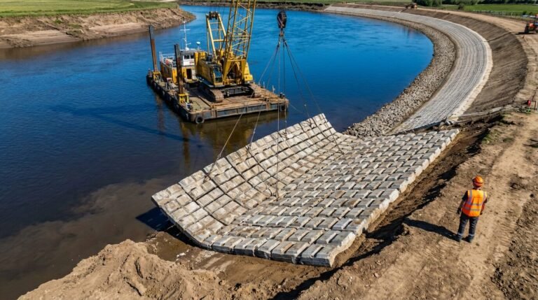 articulated concrete slab mattress | HydroBase