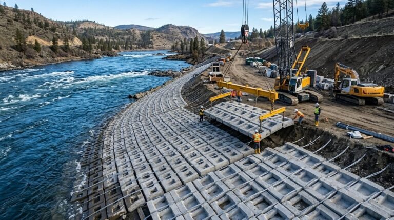 concrete mattress scour protection | HydroBase