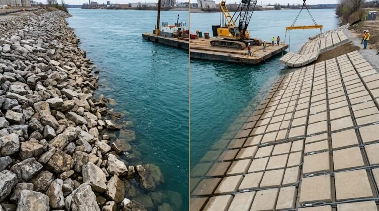 concrete mattress vs riprap | HydroBase