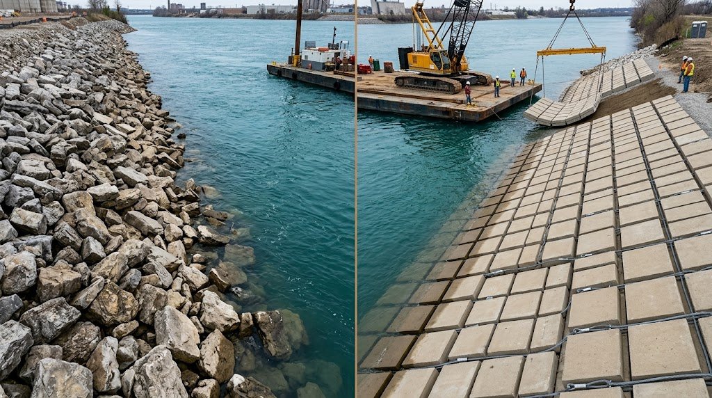 Scour Riprap ACM vs Riprap vs Gabions: Engineering Comparison Guide for Scour ...
