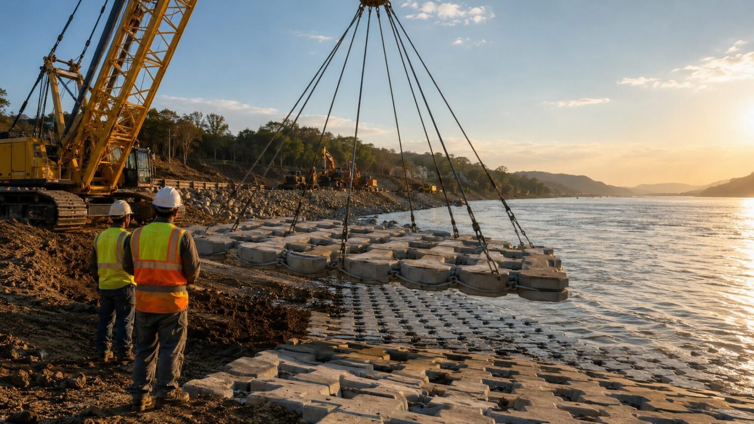 Site Installation Articulated Concrete Mattress Installation: Step-by-Step Guide for Site ...