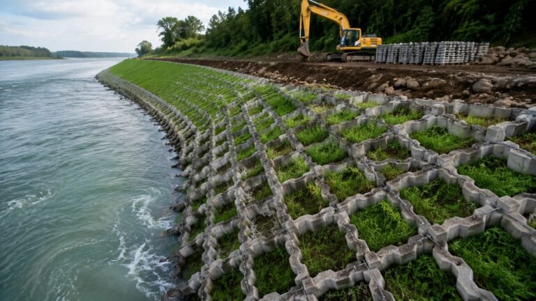 environmentally friendly river bank protection | HydroBase