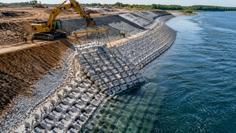 slope protection concrete mattress | HydroBase